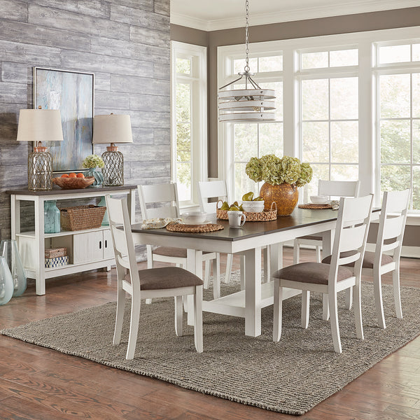 Brook Bay Optional 7 Piece Trestle Table Set - 182-CD-O7TRS