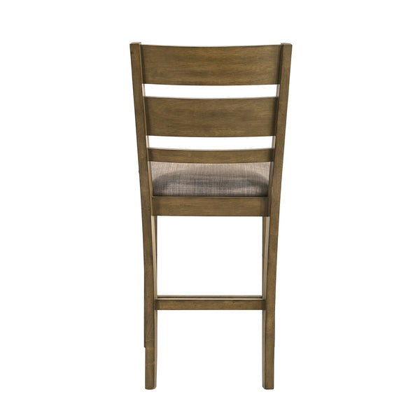 Brook Bay Slat Back Uph Counter Chair (RTA) - 182WT-B150124
