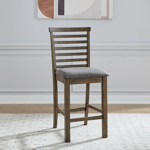Brook Bay Uph Ladder Back Counter Chair (RTA) - 182WT-B200124
