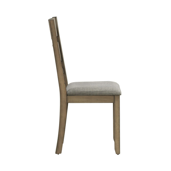 Brook Bay Slat Back Uph Side Chair (RTA) - 182WT-C1501S