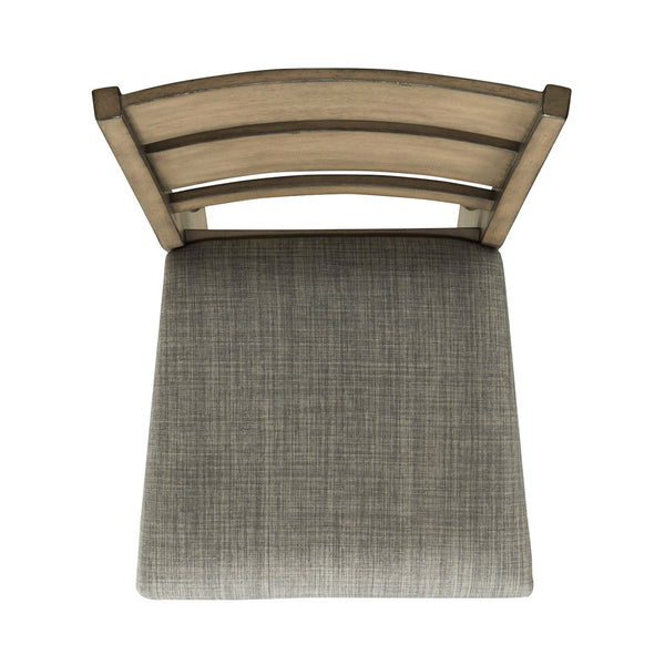 Brook Bay Slat Back Uph Side Chair (RTA) - 182WT-C1501S