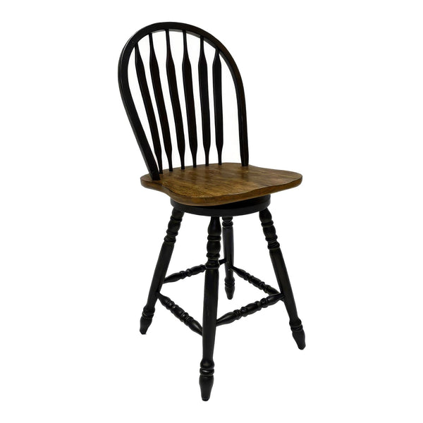 Carolina Crossing Windsor Swivel Counter Chair - Black - 186B-B100324
