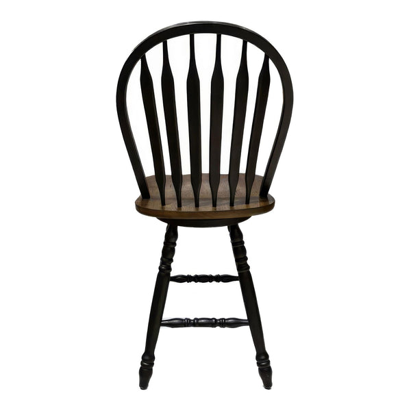 Carolina Crossing Windsor Swivel Counter Chair - Black - 186B-B100324