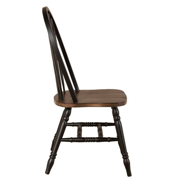 Carolina Crossing Windsor Side Chair- Black - 186B-C1000S