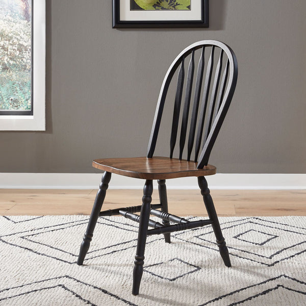 Carolina Crossing Windsor Side Chair- Black - 186B-C1000S