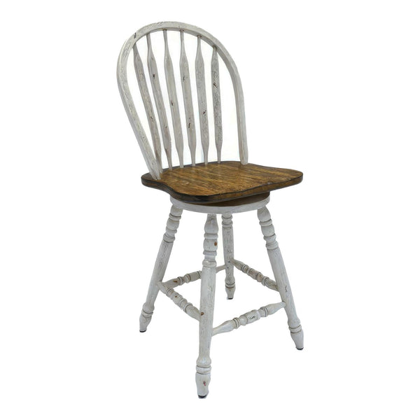Carolina Crossing Windsor Swivel Counter Chair - White - 186W-B100324