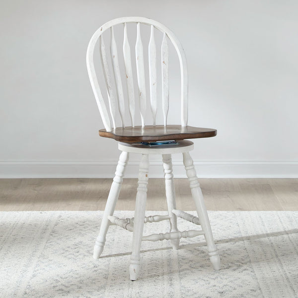 Carolina Crossing Windsor Swivel Counter Chair - White - 186W-B100324