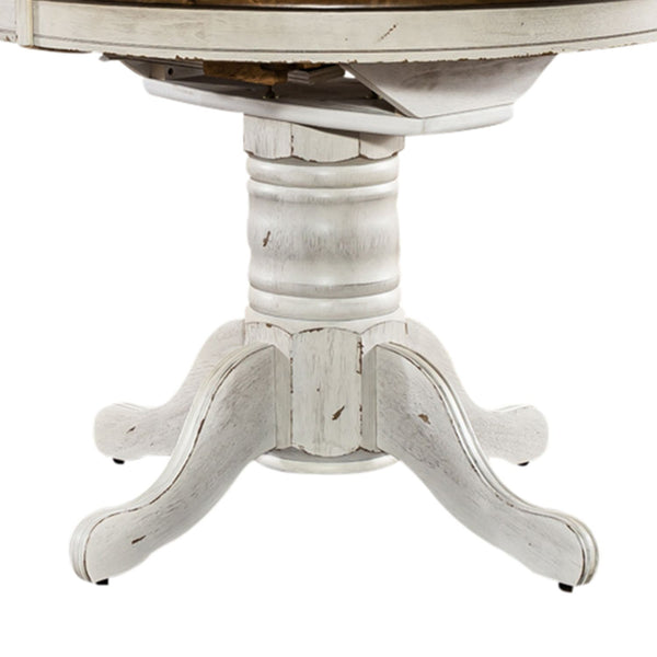 Carolina Crossing Oval Pedestal Table Base- White - 186W-P4257