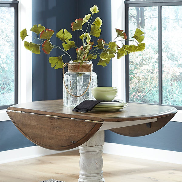 Carolina Crossing Drop Leaf Table Top- White - 186W-T4242