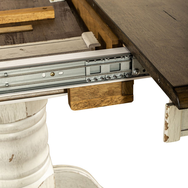 Carolina Crossing Oval Pedestal Table Top- White - 186W-T4257