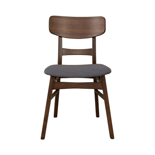 Space Savers Panel Back Side Chair- Grey (RTA) - 198-C9101S-GY