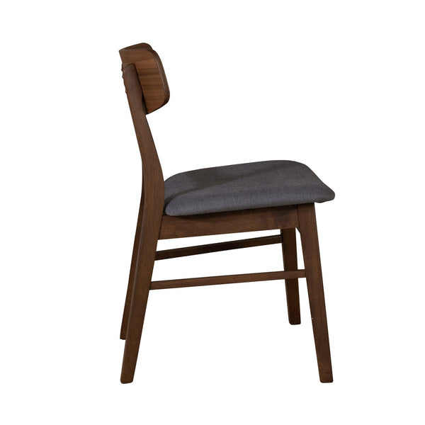 Space Savers Panel Back Side Chair- Grey (RTA) - 198-C9101S-GY