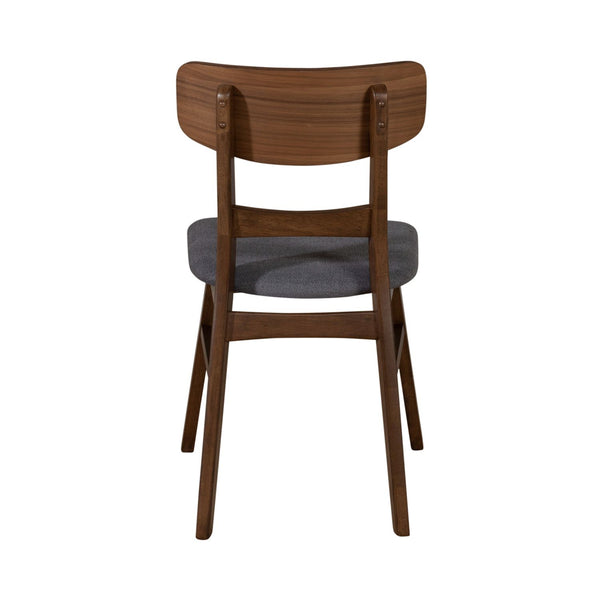 Space Savers Panel Back Side Chair- Grey (RTA) - 198-C9101S-GY
