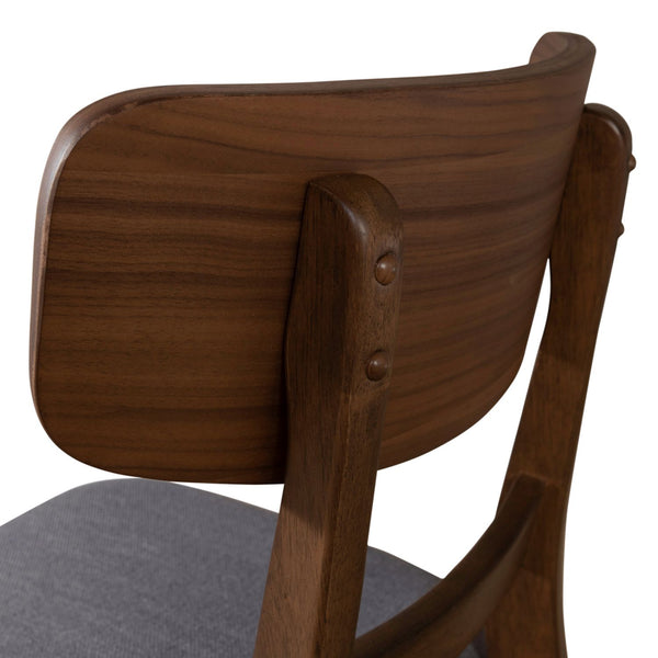 Space Savers Panel Back Side Chair- Grey (RTA) - 198-C9101S-GY