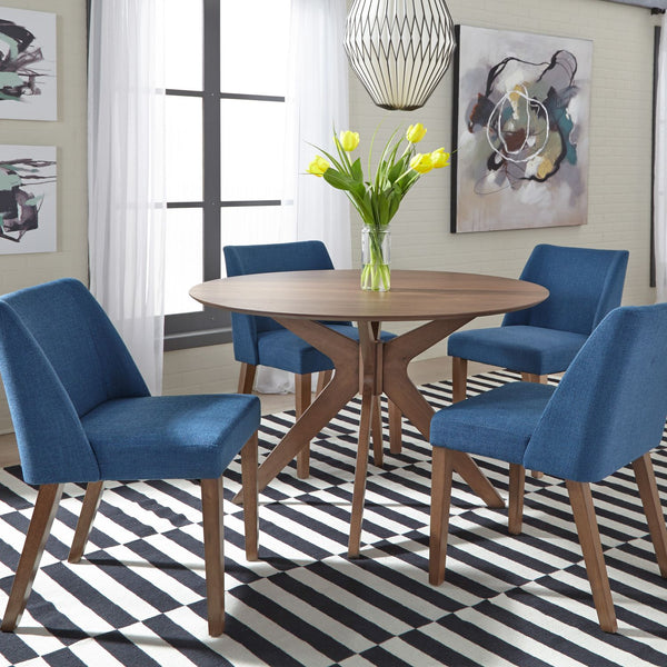 Space Savers 5 Piece Pedestal Table Set - 198-CD-5PDS