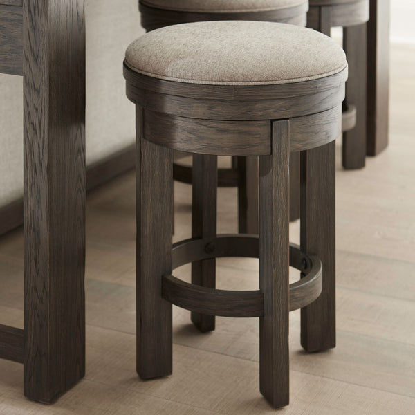 Lennox Hill Uph Swivel Console Stool - 201-OT9003