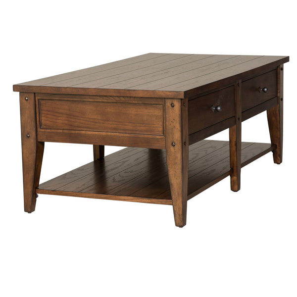 Lake House 3 Piece Set (1-Cocktail 2-End Tables) - 210-OT-3PCS