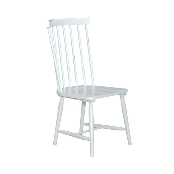 Capeside Cottage Spindle Back Side Chair - White (RTA) - 224-C4000S-W