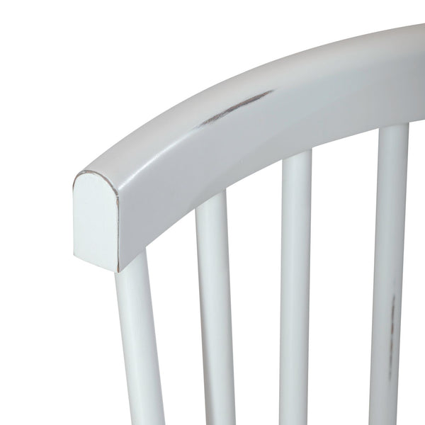Capeside Cottage Spindle Back Side Chair - White (RTA) - 224-C4000S-W