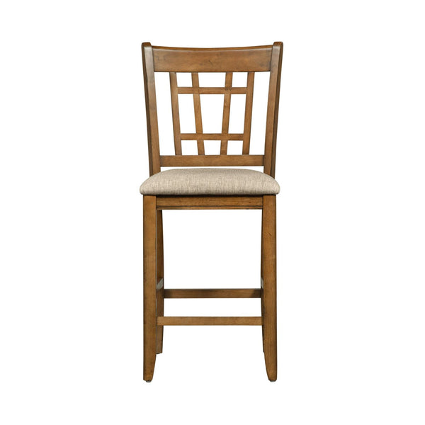 Santa Rosa 24 Inch Lattice Back Counter Chair - 227-B920124