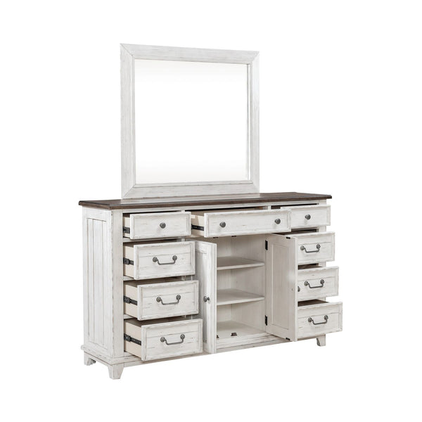 River Place Dresser & Mirror - 237-BR-DM