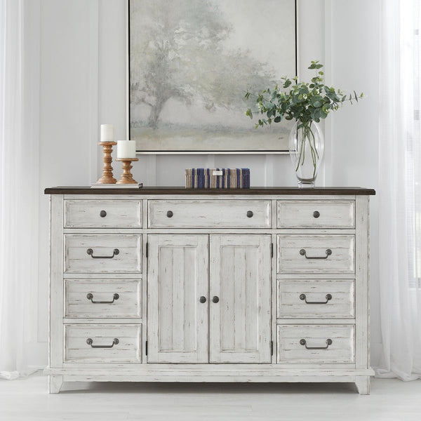 River Place 2 Door 9 Drawer Dresser - 237-BR31