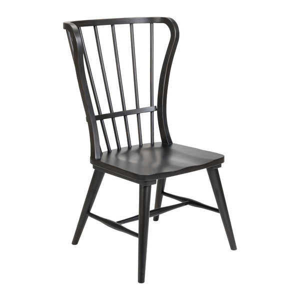 River Place Windsor Back Side Chair - Black (RTA) - 237-C1000S-B