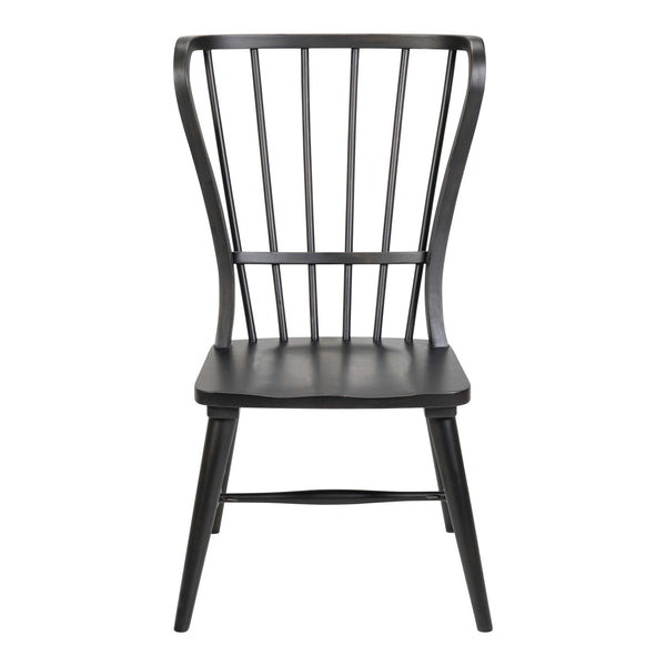 River Place Windsor Back Side Chair - Black (RTA) - 237-C1000S-B