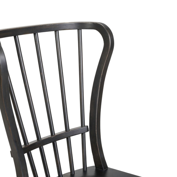 River Place Windsor Back Side Chair - Black (RTA) - 237-C1000S-B