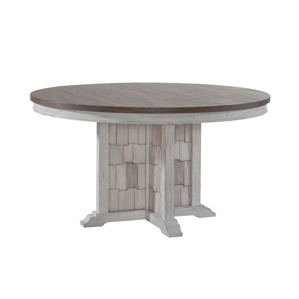 River Place Pedestal Table Set - 237-DR-PED