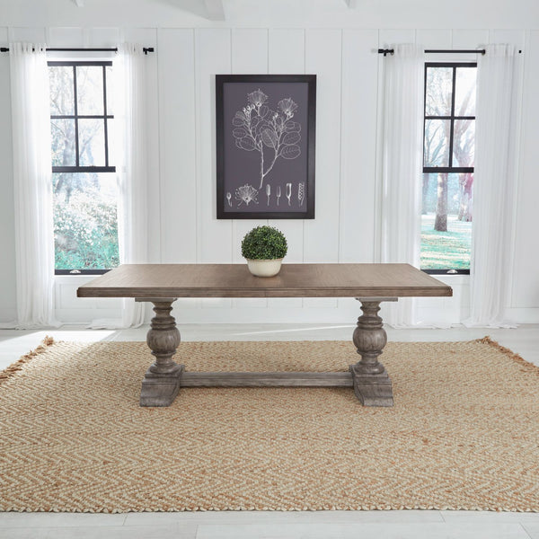 River Place Trestle Table Set - 237G-DR-TRS