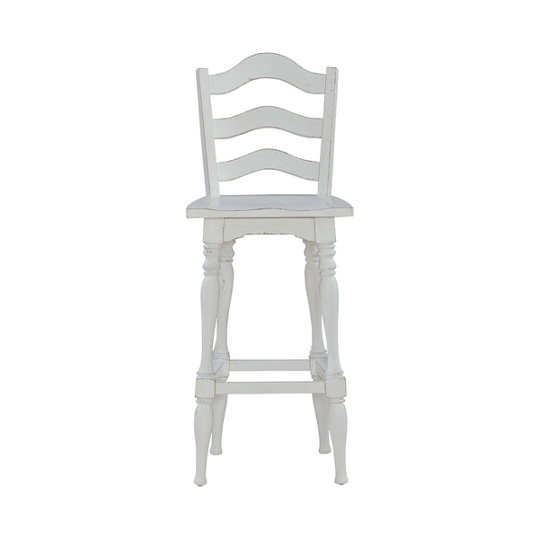 Magnolia Manor Ladderback Swivel Bar Stool - 244-B200330