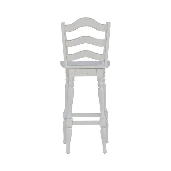 Magnolia Manor Ladderback Swivel Bar Stool - 244-B200330