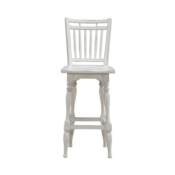 Magnolia Manor Spindle Back Swivel Bar Stool - 244-B400330