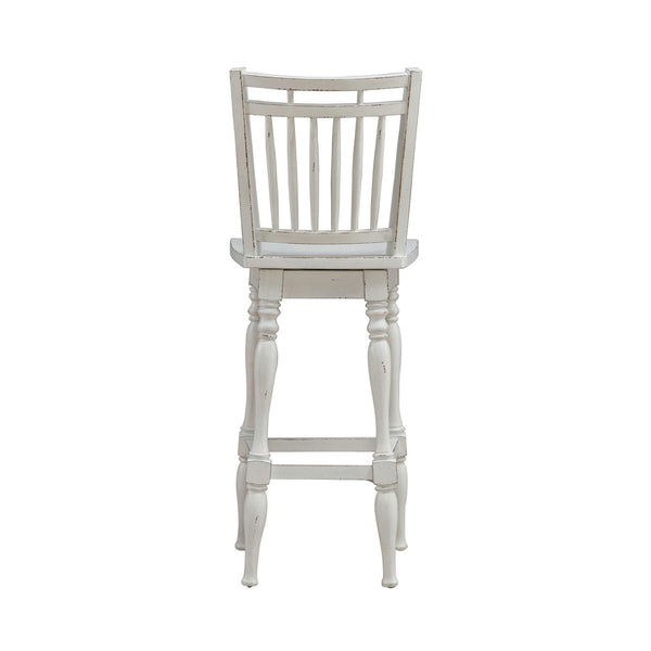 Magnolia Manor Spindle Back Swivel Bar Stool - 244-B400330