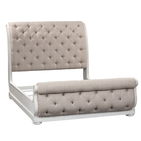 Magnolia Manor King California Upholstered Sleigh Bed - 244-BR-CKUSL