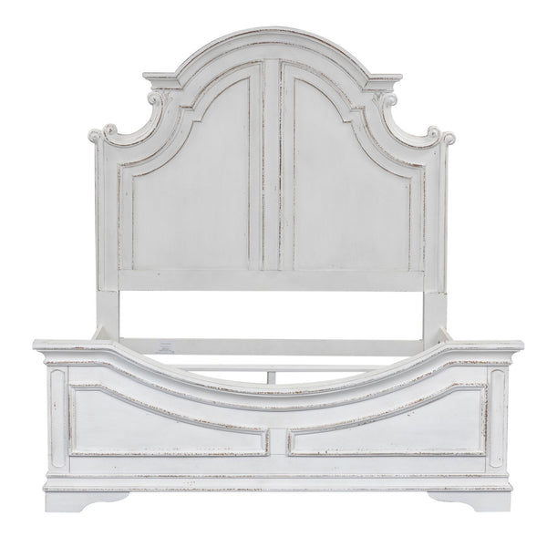 Magnolia Manor King Panel Bed, Dresser & Mirror, Chest - 244-BR-KPBDMC