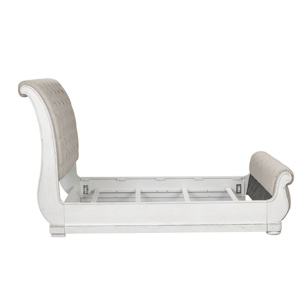 Magnolia Manor Queen Uph Sleigh Bed - 244-BR-QUSL