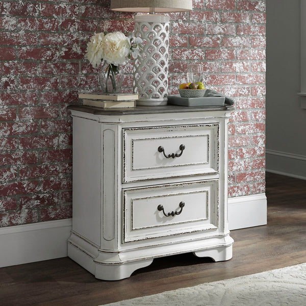 Magnolia Manor 2 Drawer Night Stand - 244-BR61