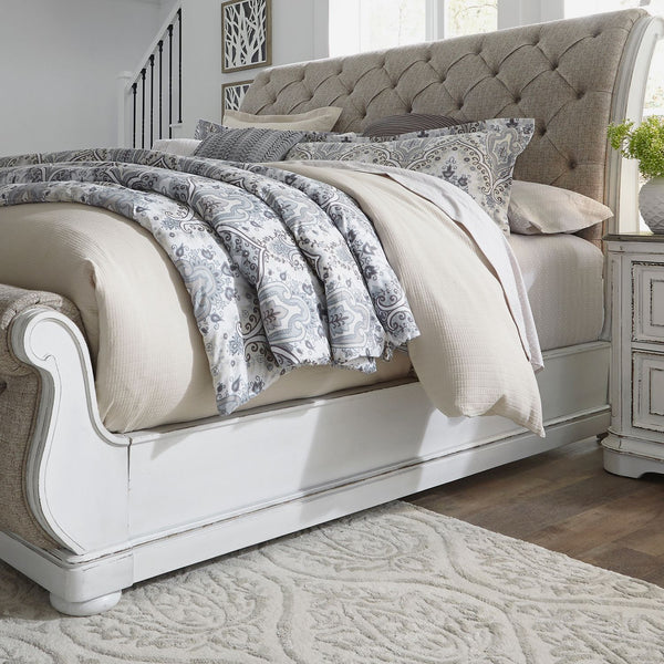 Magnolia Manor California King Uph Sleigh Bed Rails - 244-BR92C