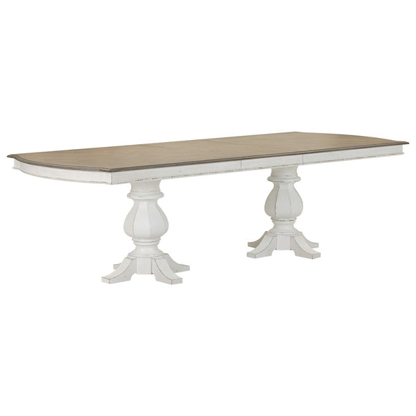 Magnolia Manor Double Pedestal Table Set - 244-DR-2PS