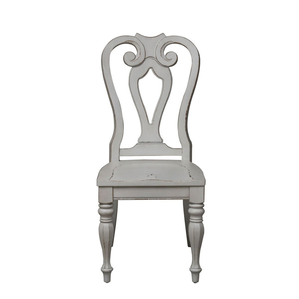 Magnolia Manor 5 Piece Pedestal Table Set - 244-DR-5PDS