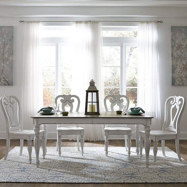 Magnolia Manor Opt 5 Piece Leg Table Set - 244-DR-O5LTS