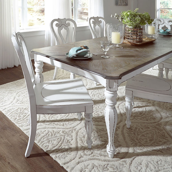 Magnolia Manor Opt 7 Piece Rectangular Table Set - 244-DR-O7RLS