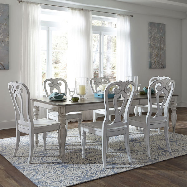 Magnolia Manor Opt 7 Piece Rectangular Table Set - 244-DR-O7RLS