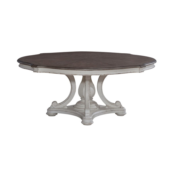 Magnolia Manor Round Table Set - 244-DR-ROS