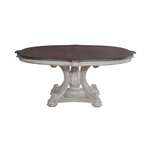 Magnolia Manor Round Table Set - 244-DR-ROS