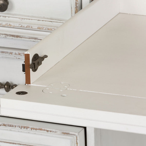 Magnolia Manor Credenza & Hutch - 244-HOJ-CHS