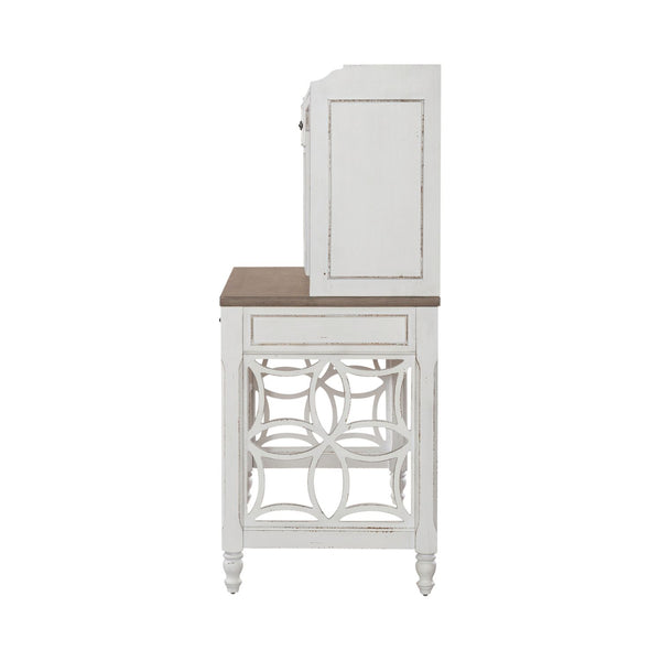 Magnolia Manor L Shaped Desk Set - 244-HOJ-LSLD