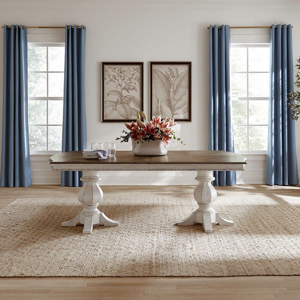 Magnolia Manor Double Pedestal Table Top - 244-T4424